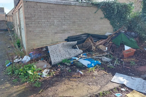 Fly tipping has been reported but the council have not responded.